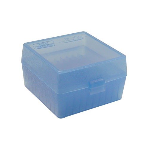 La caja de municiones MTM CASE-GARD es indestructible, con bisagra mecánica de 25 años, cierre Snap-Lock y superficie texturizada para un mejor agarre.