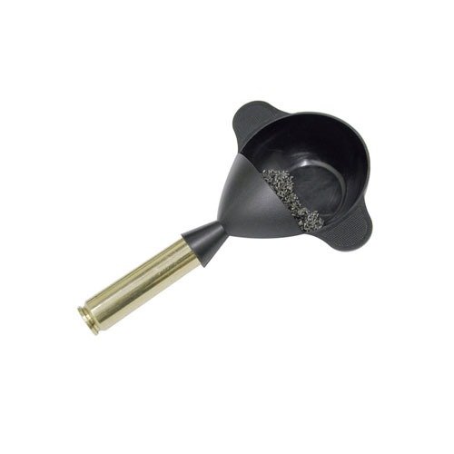 El POWDER PAL FUNNEL PAN de Lyman es ideal para pesar cargas, ya que funciona como una balanza y un embudo, facilitando tu trabajo en recarga.