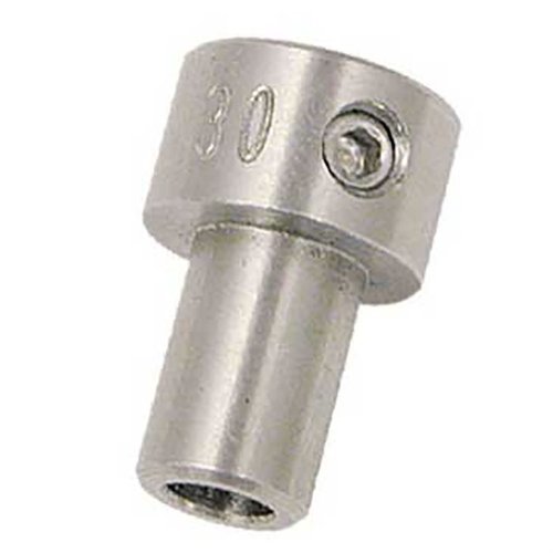 Los pilotos de acero inoxidable de Sinclair son precisos y están diseñados para adaptarse a cuellos de cartuchos nuevos, ideales para calibres del 22 al 45.