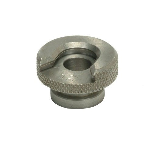 Los shellholders Redding #4 tienen un diseño cónico que facilita la entrada de cartuchos, son precisos, universales y fáciles de manejar gracias a su knurling exterior.