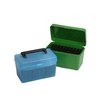 La caja de municiones MTM Case-Gard protege tus balas con un diseño apilable, asas de transporte y separación para fácil acceso, ideal para caza.