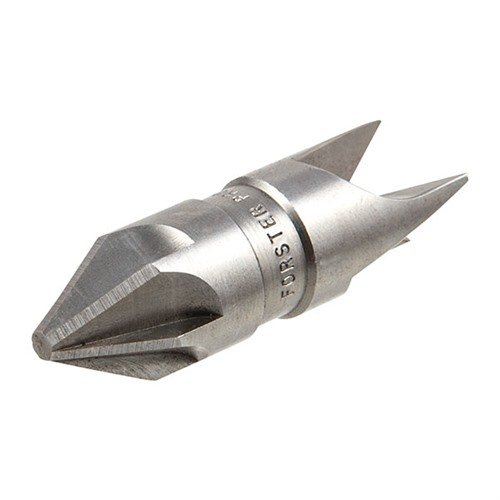El Deburring Tool Inside-Outside de Forster es ideal para eliminar rebabas y preparar cartuchos de .17 a .45, garantizando precisión en la colocación de balas.