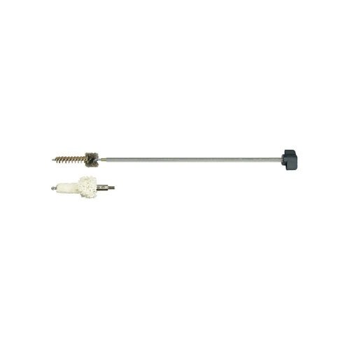 El kit de varilla AR-15 Chamber Brush facilita la limpieza con su mango en T y permite usar cepillos estándar 8-32. Incluye cepillo y hisopo.