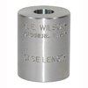 El WILSON CASE LENGTH GAGE es un cilindro no ajustable que te ayuda a verificar la longitud mínima y máxima de tus casos de rifle y pistola sin hombro.