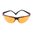 PYRAMEX SAFETY PRODUCTS AMBER BLUE/BRONZE/CLEAR/ORANGE PYRAMEX SHOOTING GLASSES BLK