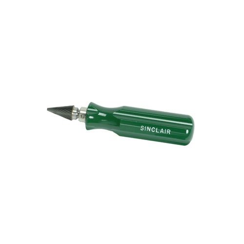 La herramienta de chamfering SINCLAIR VLD cuenta con un cortador de carburo de 28 grados, perfecta para preparar cartuchos para balas VLD y de base plana.
