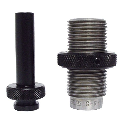 El Redding GRX Push Thru Base Sizing Die elimina completamente los abultamientos en la base de los cartuchos 40 S&W, permitiendo reutilizar el brass sin problemas.