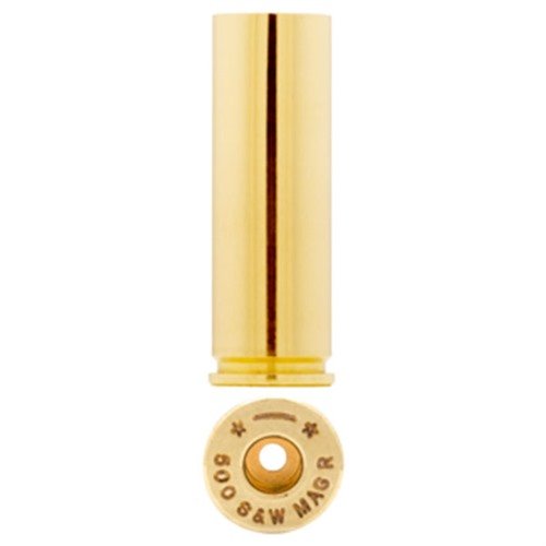 La 500 S&W MAGNUM BRASS de Starline es la mejor opción para tiradores, garantizando calidad en cada disparo. Viene en bolsas de 100 unidades.