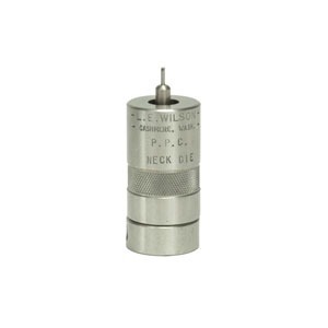 Controla el tamaño del cuello de tus cartuchos con el STAINLESS NECK SIZING DIE de L.E. WILSON, mejorando la concentricidad y prolongando la vida del brass.