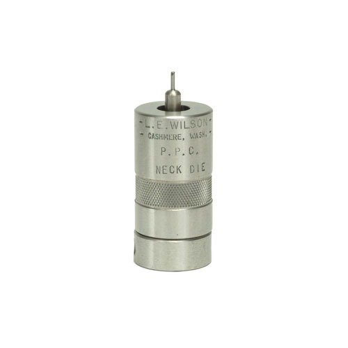 Los dies de sizing de cuello de acero inoxidable L.E. WILSON te permiten controlar el tamaño del cuello y mejoran la concentricidad, prolongando la vida del brass.