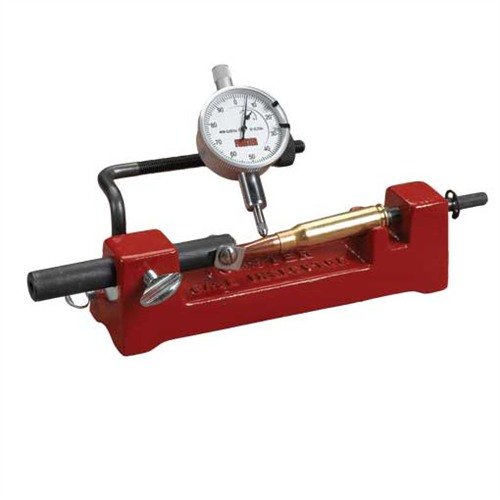 Asegura la uniformidad de tus municiones con el CO-AX Case and Cartridge Inspector, midiendo grosor de pared, concentricidad y runout con precisión milimétrica.