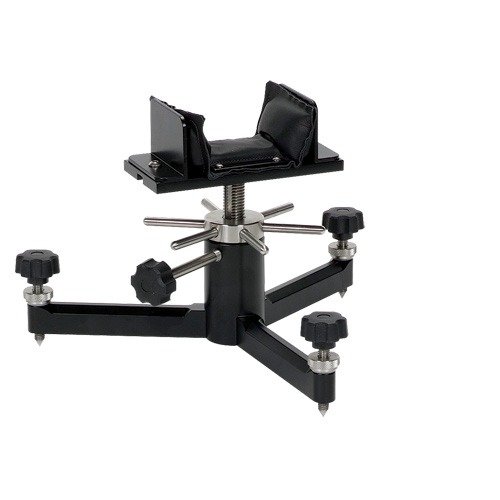 El Sinclair All-Purpose Lightweight Rest es ligero, fabricado en aluminio, ideal para cualquier tipo de rifle y incluye un saco de arena de doble cara.