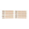 Consigue la limpieza perfecta de tus rifles con este paquete de 12 cepillos de bronce de 22 Caliber, 8-32M, ideales para mantener tu precisión.