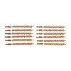 Consigue un rendimiento óptimo en tu rifle con el paquete de 12 cepillos de bronce para cañones de 6mm, ideales para una limpieza efectiva y duradera.
