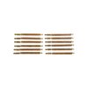 Consigue un rendimiento óptimo en tu rifle con el paquete de 12 cepillos de bronce para cañones de 25 calibres, ideales para una limpieza efectiva y duradera.