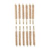 Consigue un rendimiento óptimo en tu rifle con este paquete de 12 cepillos de bronce para cañones de 338 Caliber, ideales para una limpieza efectiva.