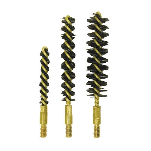 Consigue el paquete de 12 cepillos de nylon para pistola de 10mm/40/41 cal, ideales para una limpieza efectiva y duradera de tus cañones.