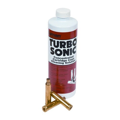 Lyman Turbo Sonic es la solución perfecta para limpiar tus piezas de acero y acero inoxidable, ¡con resultados premium y fácil de usar en limpiadores ultrasónicos!