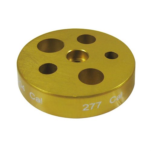 Los diales Bullet/Cartridge de Forster son ideales para medir la distancia desde la base hasta el ogive, mejorando la precisión de tus municiones.