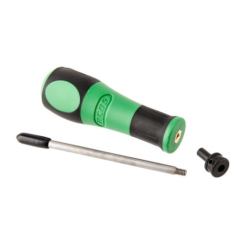 El FLASH HOLE DEBURRING TOOL de RCBS elimina rápidamente las rebabas del agujero de encendido, asegurando una ignición más consistente y un alineamiento preciso.