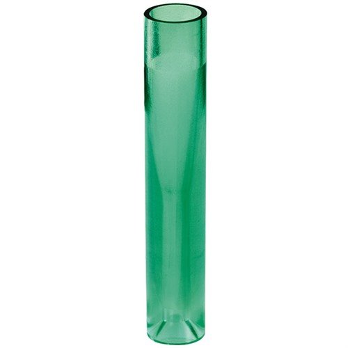 La extensión DROP TUBE de 4-1/2” se adapta a todos los medidores de pólvora y embudos Redding, facilitando la carga de calibres .22 a .30.