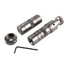 El kit de dies de cuello L.E. Wilson te permite ajustar la tensión del proyectil con precisión, utilizando dies de bushing intercambiables y un die de asiento de acero inoxidable.