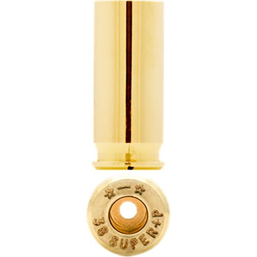 .38 Super +P de Starline ofrece casquillos de alta calidad, duraderos y con un diseño estándar, perfectos para tus necesidades de recarga.