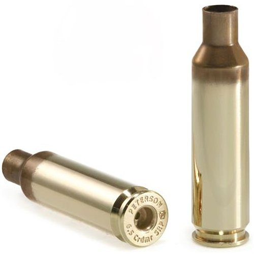 El 6.5 Creedmoor de Peterson Cartridge es perfecto para tiro de precisión a larga distancia, con poco retroceso y opciones de bolsillo para pequeños o grandes primers.