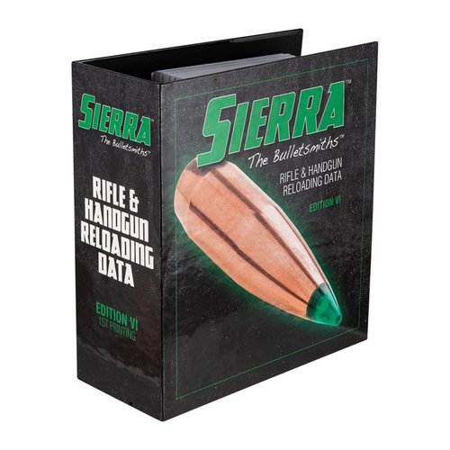 Descubre el 6º Manual de Recarga de Rifle y Pistola de Sierra Bullets, con información actualizada, recomendaciones y un glosario para todos los recargadores.