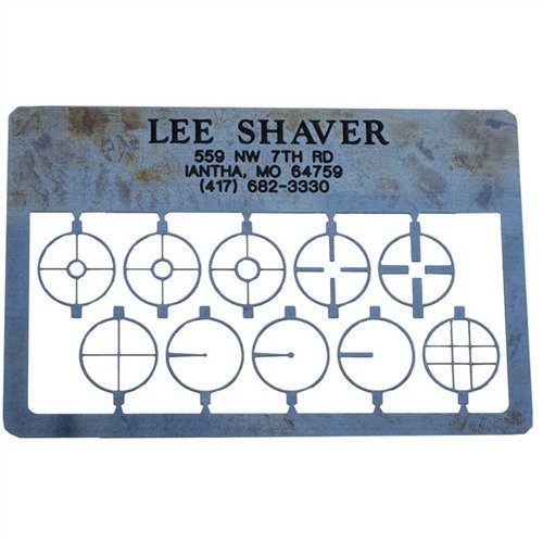 Descubre el POST & APERTURE CARD, LYMAN 17A de LEE SHAVER: hilos y postes más finos para una precisión superior, perfectos para tiradores de siluetas.