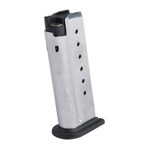 Los cargadores XDS 9MM de acero inoxidable son duraderos, resistentes a la corrosión y cuentan con un diseño que facilita la limpieza y el uso confiable.