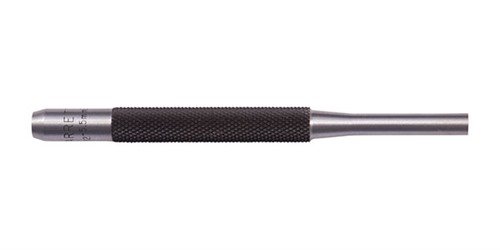 El juego de punzones Starrett está fabricado en acero endurecido, con un diseño ergonómico y marcas claras, ideal para tareas precisas de extracción de pasadores.