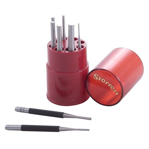 El juego de punzones Starrett de 8 piezas ofrece precisión, durabilidad y comodidad con su diseño ergonómico y acero endurecido, ideal para cualquier aficionado o profesional.
