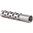 SHREWD #01 MUZZLE BRAKE 22 CALIBER 7/16-28 CHROME MOLY SILVER