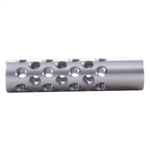 El freno de boca #1 de 22 calibres reduce el retroceso y la elevación del cañón con 42 puertos, garantizando un control máximo del retroceso.