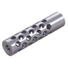 El freno de boca #2 de 22 calibres reduce el retroceso y la elevación del cañón, con 42 puertos para un control máximo. Requiere trabajo de armero.