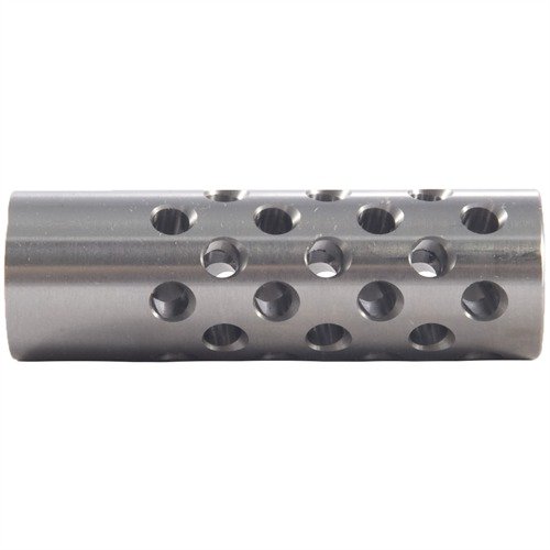 El freno de boca #3 de 22 calibres reduce el retroceso y la elevación del cañón, con 42 puertos para un control máximo y adaptabilidad a balas de hasta .44.