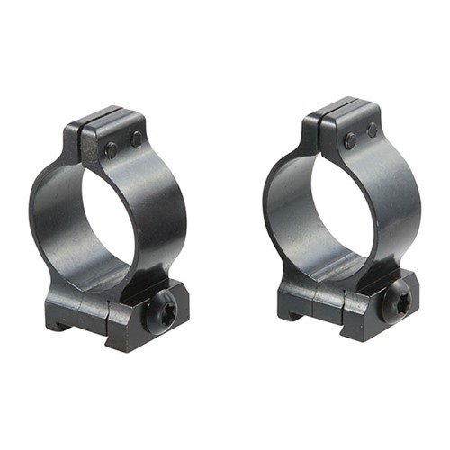 Los anillos de mira Talley permiten una instalación y extracción rápida gracias a sus levas de acero QD, ideales para tubos de 1" o 30mm.