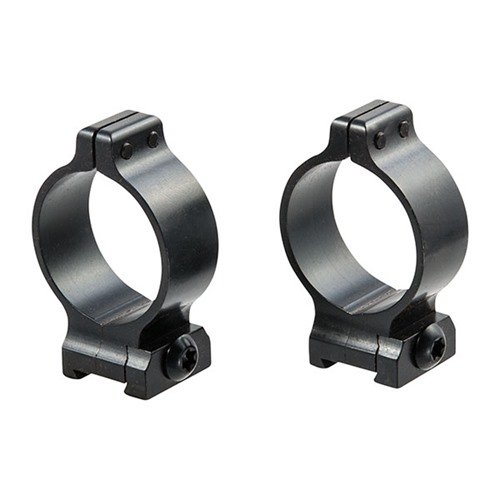 Las anillas QUICK DETACH de TALLEY permiten una instalación rápida y fácil de la mira, con levas de acero y tornillos para un ajuste fijo opcional.