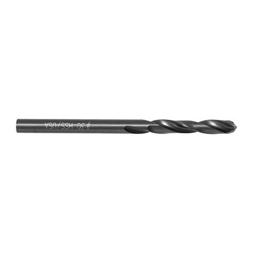 Los taladros cortos de Triumph Twist Drill Co. son ideales para trabajos de precisión en espacios reducidos, fabricados en acero de alta velocidad y con bordes afilados.