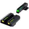 T.F.O. GREEN FRT/YEL REAR GLOCK 20,21,29,30,31,32,37