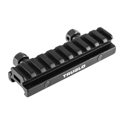 El montante riser Picatinny de ½” de TruGlo eleva tu óptica, es fácil de instalar y perfecto para cualquier AR-15 Flattop. ¡Mejora tu puntería!