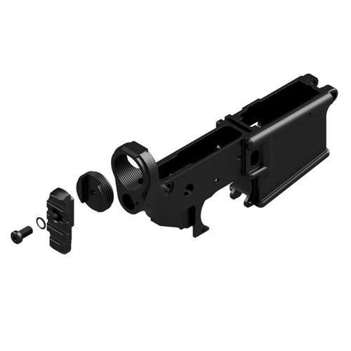 Los adaptadores KNS Precision AR-15/MCX permiten usar culatas plegables en armas sin tubo de buffer, ofreciendo versatilidad y un diseño de aluminio duradero.