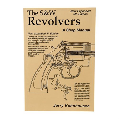 El manual de S&W Revolver de Jerry Kuhnhausen te enseña a reparar y personalizar revólveres, con instrucciones detalladas y soluciones a problemas comunes.