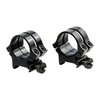 Los QUAD LOCK RINGS de WEAVER ofrecen el doble de potencia de sujeción con dos tapas por base y una construcción de aluminio ligera y resistente.