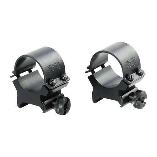 Los SURE-GRIP RINGS de WEAVER ofrecen un agarre fuerte y uniforme, asegurando que tu retículo esté cuadrado y facilitando la instalación y remoción del visor.
