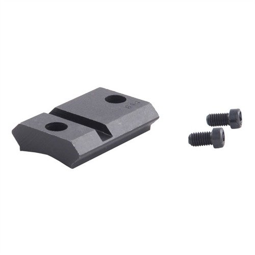 Bases de acero sólido y de alta resistencia para rifles y pistolas de caza, con flexibilidad para montar todo tipo de visores. Incluye tornillos.