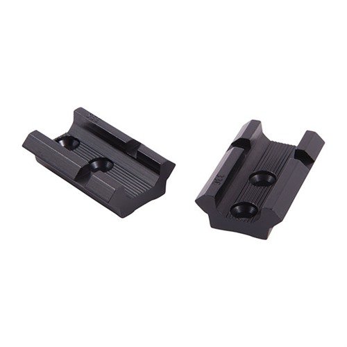 Las bases de aluminio ligeras se adaptan a rifles, escopetas y pistolas de largo alcance, ideales para mejorar tu precisión en el tiro. ¡Consigue las tuyas!