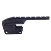 Montura fácil de instalar para tu escopeta Remington 870, 11-87, 1100 y Mossberg, sin modificaciones permanentes, resistente y con diseño bajo perfil.