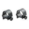 Los TOP MOUNT RINGS de WEAVER son ligeros y duraderos, ideales para tus visores con acabados en azul mate o acero inoxidable, ¡perfectos para cualquier aventura!
